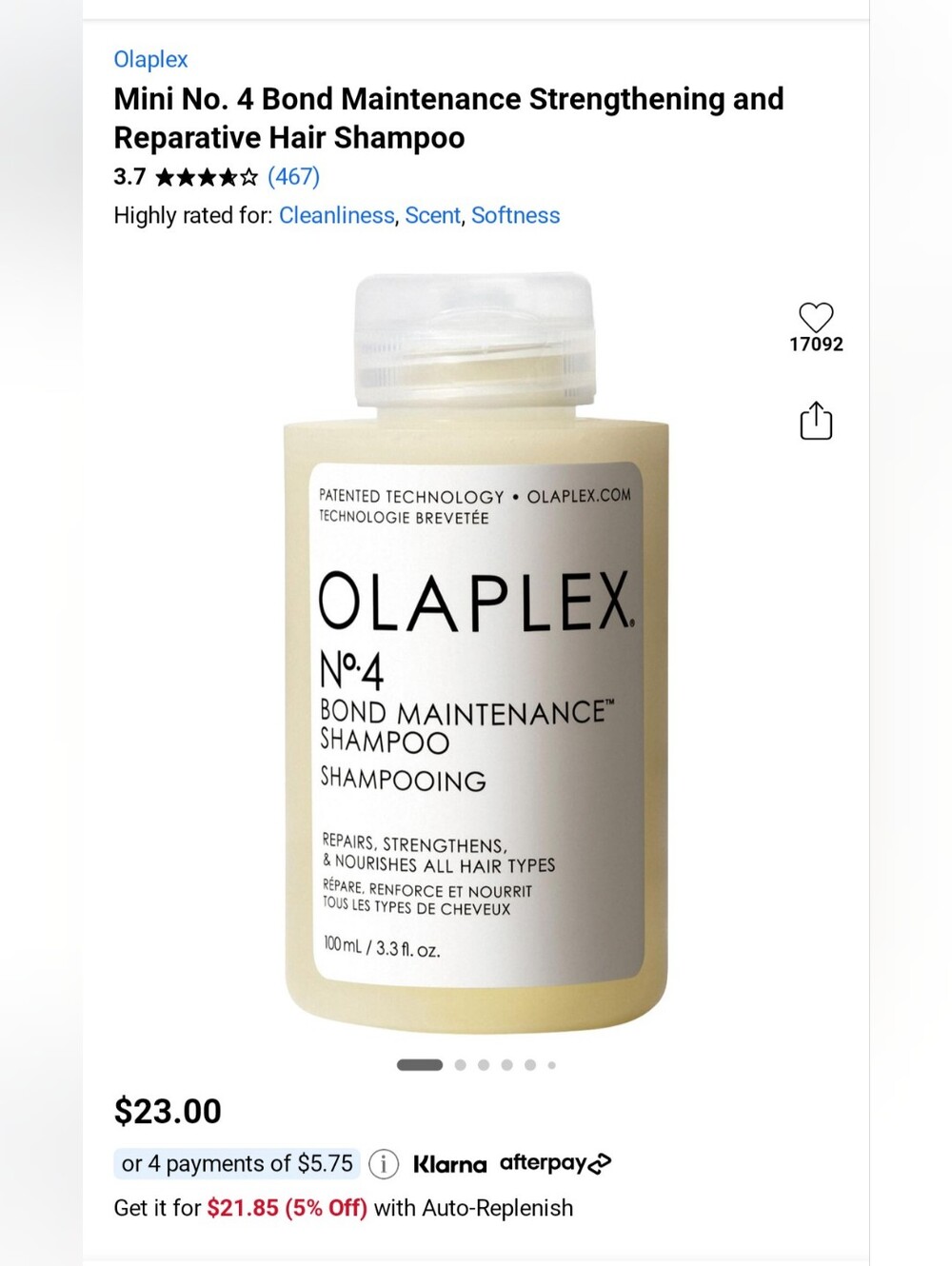 OLAPLEX No.4 Bond Maintenance Shampoo -